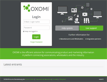 Tablet Screenshot of oxomi.com